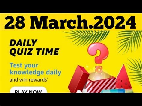 amazon quiz answers 14th march|Amazon Quiz Answers Today 14 March 2023: Win Rs 500.